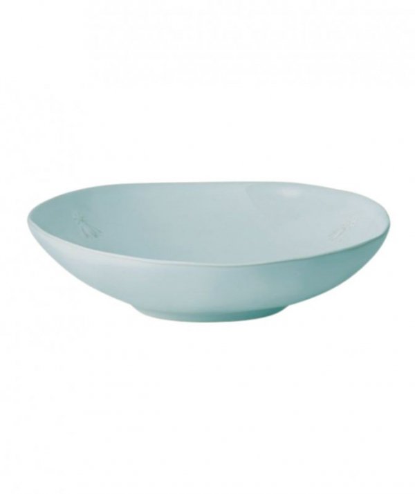 Abeille Talerz Głęboki Ceramiczny Błękitny