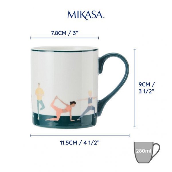 Mikasa Joga Kubek Porcelanowy 280 ml