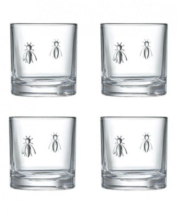 Abeille Szklanki do Whisky 4 szt. 300 ml