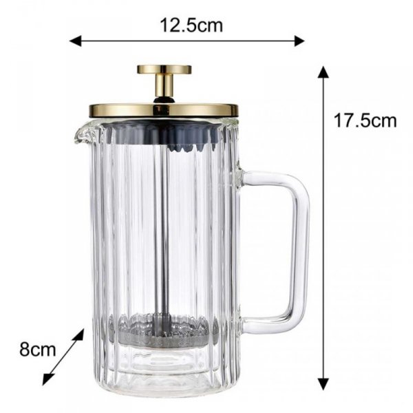 ZAPARZACZ TŁOKOWY DO KAWY/HERBATY TERMICZNY 600ml KLAUSBERG KB-7759