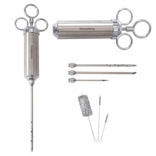 STALOWA NASTRZYKIWARKA 60ml DO PEKLOWANIA MIĘSA KLAUSBERG KB-7842