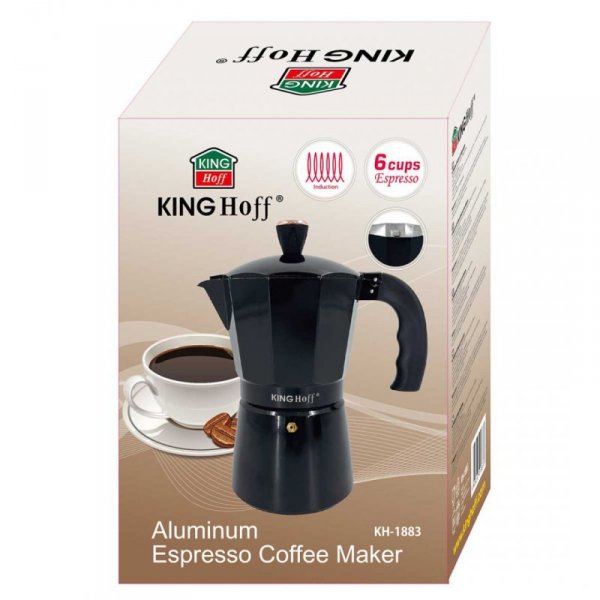 KAWIARKA ZAPARZACZ DO KAWY 300ml KINGHOFF KH-1883 INDUKCJA