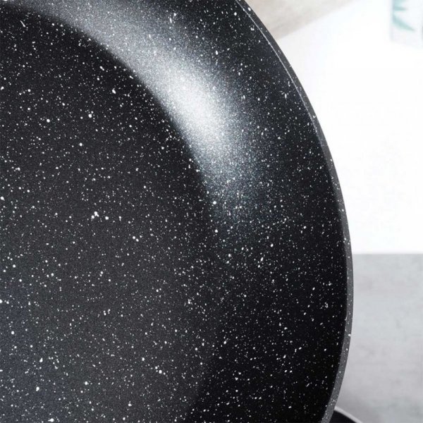 PATELNIA GRANITOWA 28cm BLACK&WOOD 199062