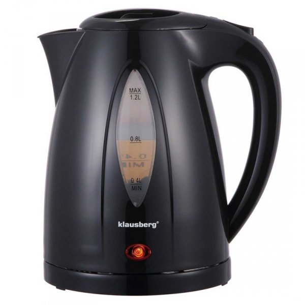 CZAJNIK ELEKTRYCZNY 1,2L KLAUSBERG KB-9001 CZARNY
