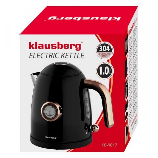CZAJNIK ELEKTRYCZNY 1L Z TERMOMETREM KLAUSBERG KB-9017
