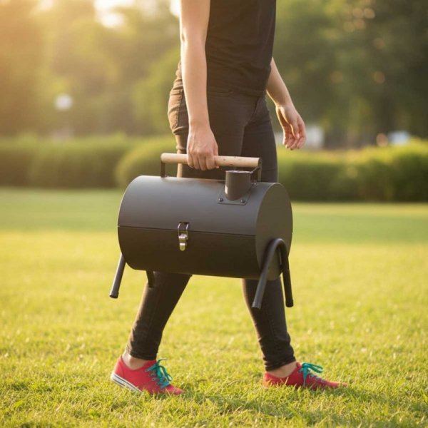 GRILL WĘGLOWY PRZENOŚNY SKŁADANY KINGHOFF KH-2032