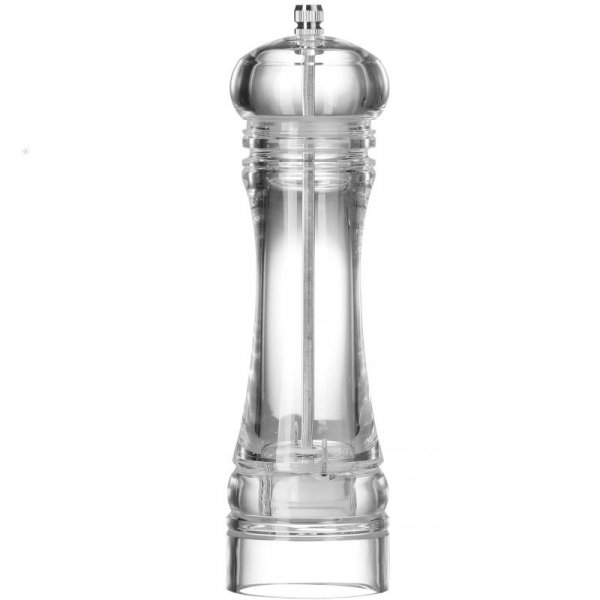 Młynek do mielenia pieprzu akrylowy przezroczysty śr. 60 x 215 mm - Hendi 469668