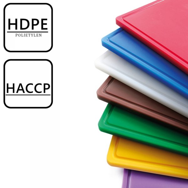 Deska do krojenia HACCP do ryb GN 1/2 niebieska - Hendi 826126