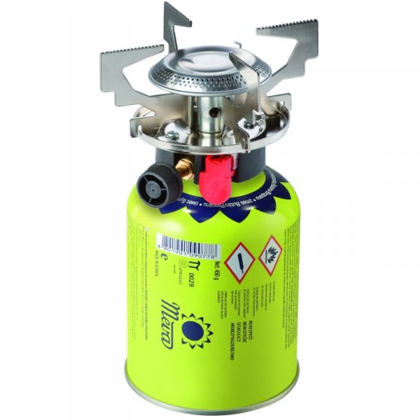 Kuchenka turystyczna na gaz na kartusze gazowe (gwint lub zawór) ATOS piezo zapalnik 1.8kW