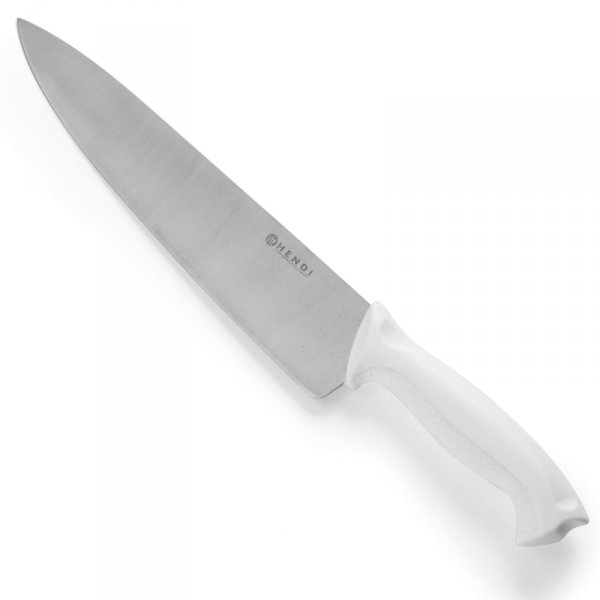 Nóż kucharski uniwersalny HACCP 385mm - biały - HENDI 842751