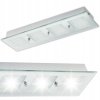Lampa PLAFON LED szklana z kryształkami LUSTRO chrom IP20 ELEGANCKI DESIGN