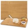 Deska do krojenia serwowania z wzorem 100% BAMBUSOWA 35 x 25 x 1,5 cm