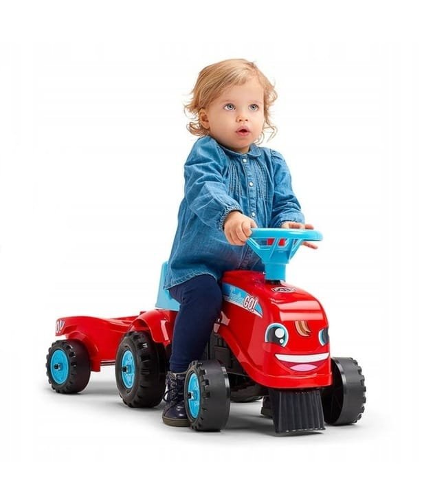 Traktor Dziecięcy z Przyczepą Jedżik – Zabawa i Nauka w Kolorowym Wydaniu!