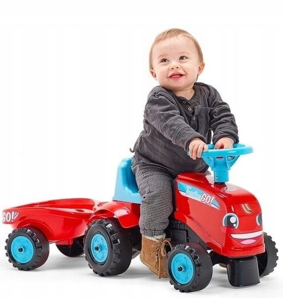 Traktor Dziecięcy z Przyczepą Jedżik – Zabawa i Nauka w Kolorowym Wydaniu!