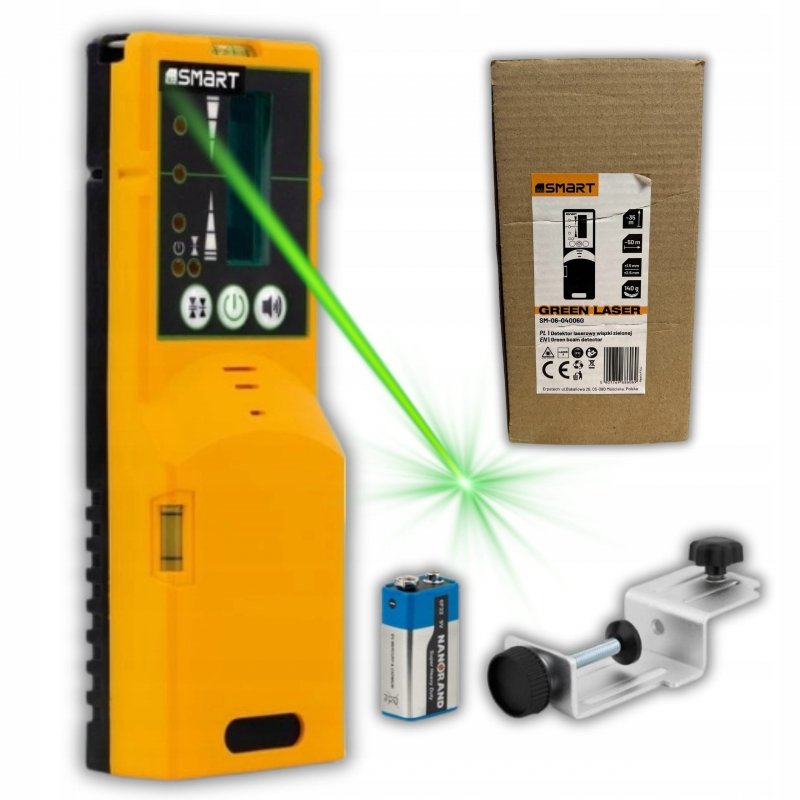 Detektor do lasera zielona wiązka 50m Smart SM-06-04006