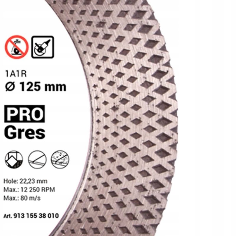 Tarcza do cięcia pod kątem 45 BAUMESSER PRO GRES