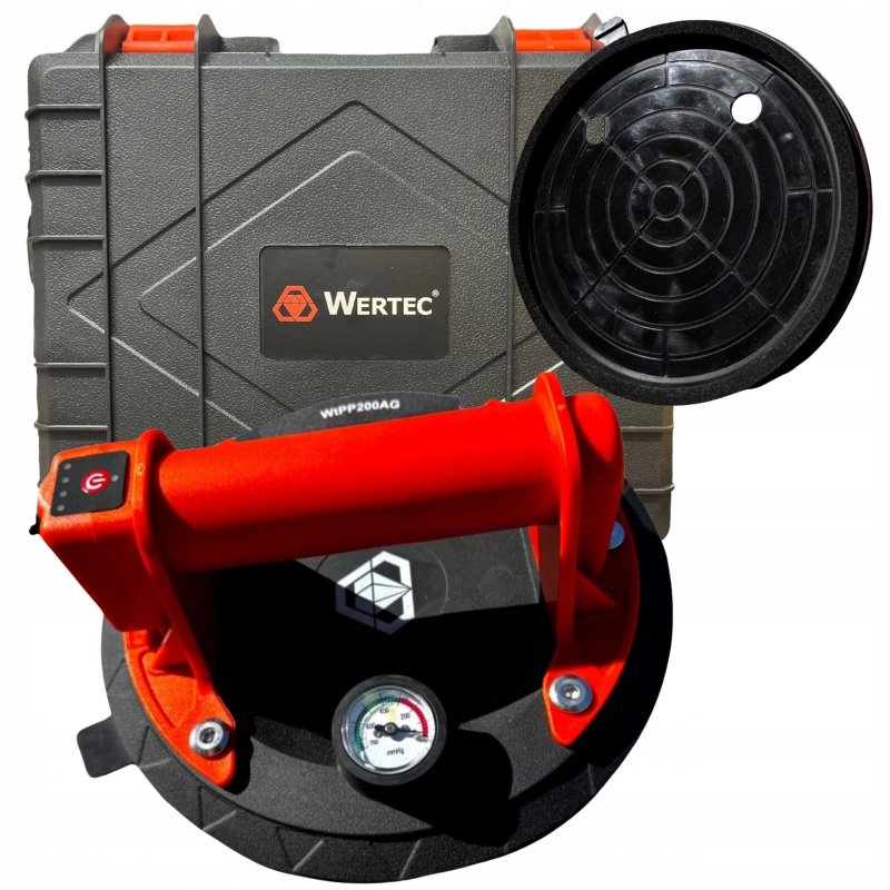 Przyssawka do płytek automatyczna do chropowatych powierzchni 150kg Wertec