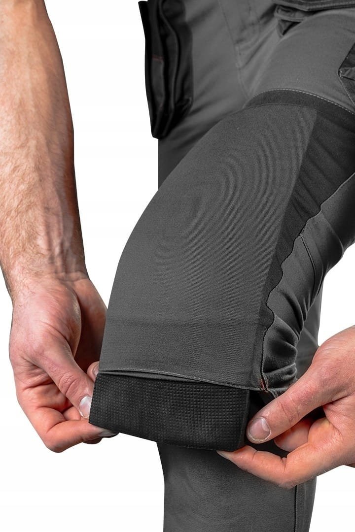 SPODNIE ROBOCZE na szelkach ODPINANE NOGAWKI spodenki 6w1 BAWEŁNA 3XL NEO