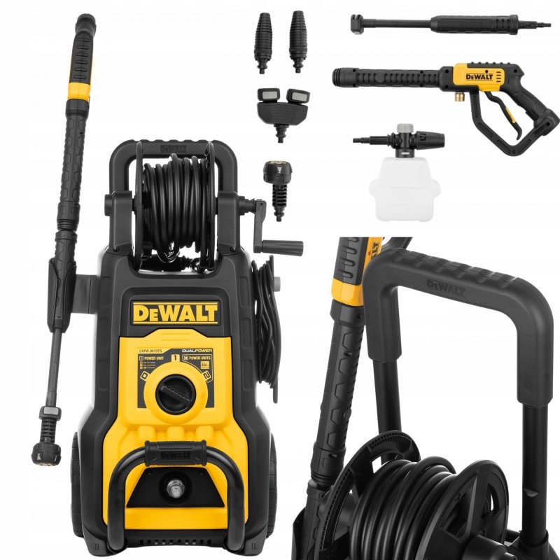 Profesjonalna myjka ciśnieniowa DeWalt 160 bar 2800 W 2 pompy