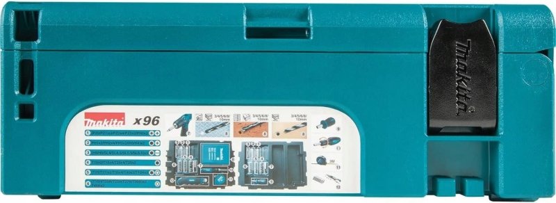 MEGA zestaw AKCESORII BITÓW WIERTEŁ Makita B-49725