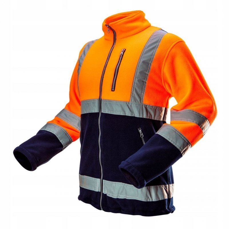 NEO 81-741-S Bluza polar ostrzegawcza, pomarańcz S