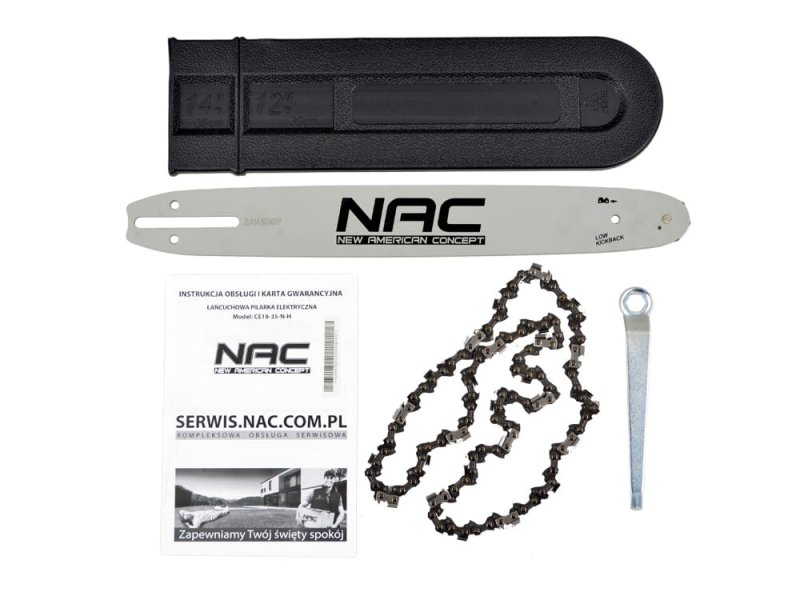 piła elektryczna łańcuchowa, piła elektryczna, pilarka łańcuchowa 230v, pilarka elektryczna nac, piła elektryczna nac,