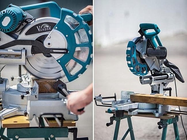 Ukośnica pilarka do drewna i aluminium 305mm 2000W WOLNY START VANDER