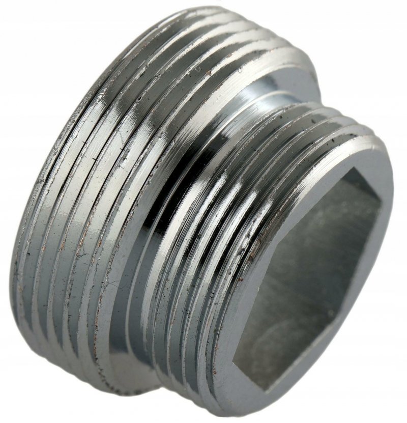 Redukcja ADAPTER do perlatora M18x1 GZ M22x1 GZ chrom + USZCZELKI