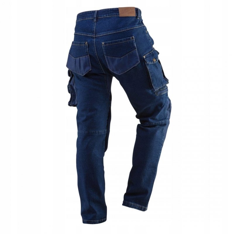 NEO 81-228-XS Spodnie robocze do pasa DENIM, OXFORD XS/46