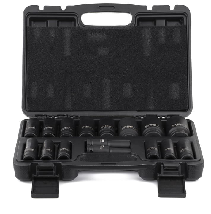 Zestaw nasadek udarowych 1/2" 10-32mm 16szt. SMART