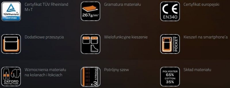 NEO 81-220-XXL Spodnie robocze, rozmiar XXL/58