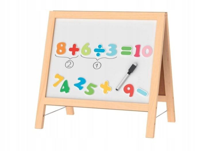 Dwustronna Tablica Kredowa Magnetyczna – Kreatywna i Edukacyjna Zabawa!
