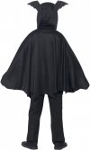 STRÓJ SKRZYDŁA NIETOPERZA CZARNA PELERYNA HALLOWEEN KIDS M/L