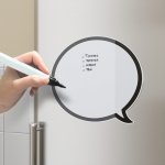 TABLICA MAGNETYCZNA NA LODÓWKĘ Chmurka biała z markerem