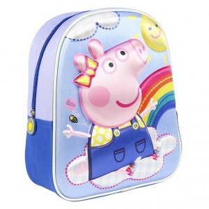 Plecak 3D Peppa Pig - Świnka Pepa wypukły