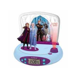Budzik zegar z alarmem i projektorem Kraina Lodu Disney Frozen figurki 3D