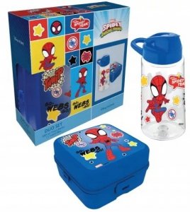 Zestaw Bidon Śniadaniówka Lunch Box Spider-Man