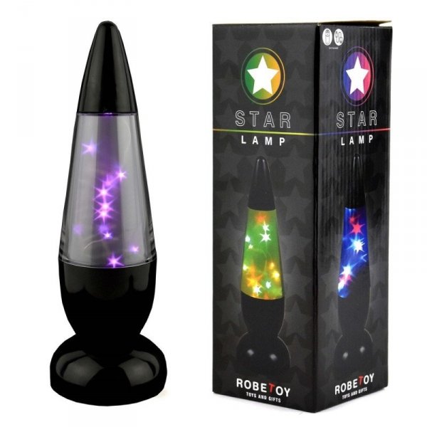 Lampka Lawa - Lampa Lava Kolorowe Gwiazdki