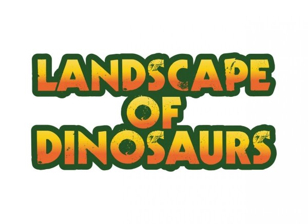 Tapeta 3D Dinozaury Landscape