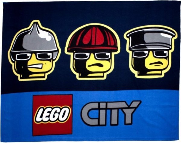 Koc polarowy Lego City Heroes 120x150cm