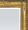 Ormamentowe lustro do garderoby prostokątne lustro do salonu złote bardzo duże