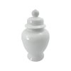 Ceramiczna waza biała XS