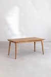zestaw ogrodowy Terry stół rozkładany  (160-210x90 cm) + 6 krzeseł z drewna akacjowego brąz