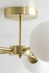 Lampa sufitowa wisząca do salonu Castello - 5 kloszy złota