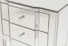 Komoda konsola stolik z MDF lustrzany dwie szuflady do salonu gabinetu sypialni