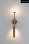 Złoty kinkiet lampa ścienna Lucca
