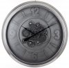Zegar ścienny z widocznym mechanizmem elegancki wytworny zachwycający duży