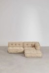 Bawełniana sofa modułowa 3 częściowa do salonu boho Daisy kolor kremowy