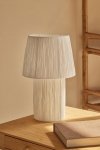 Lampa z papieru Nironalde na stolik nocny biała