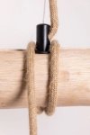  Lampa Sufitowa Silian Natural - Boho design z naturalnego drewna